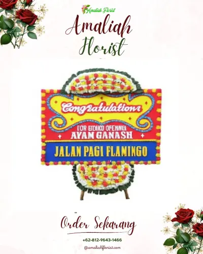 Bunga Papan Congratulation di Tumori